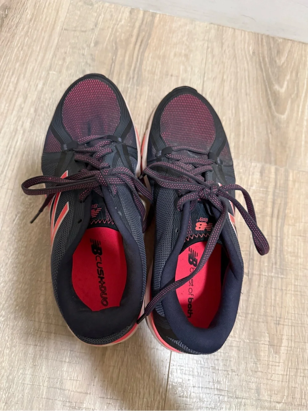 New Balance WX88BO Cush+ Duo Running Shoes Women’s 8.5 Black Pink